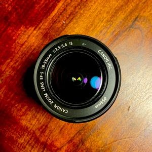Canon lens 18-55 mm EFS IS